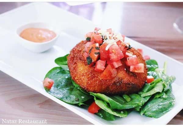 Crab Cake PRIX FIXE MENU Nataz Fine Dining Restaurant in CT