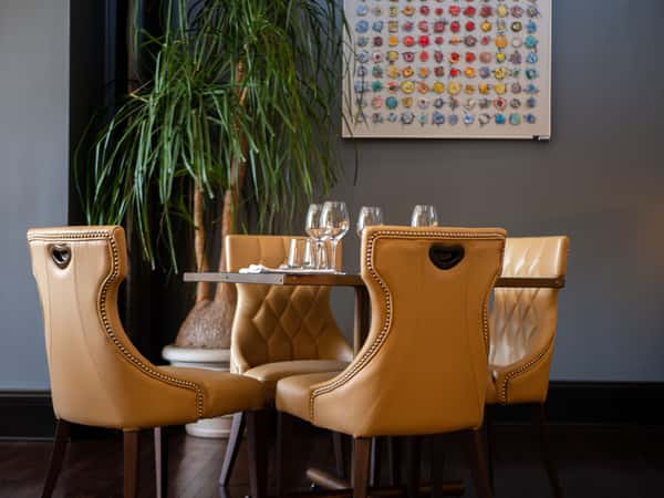 table and chairs