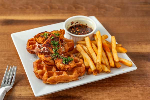 Lebonese Chicken Waffles