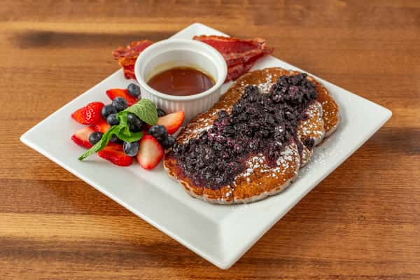 Blueberry Lavender Pancakes