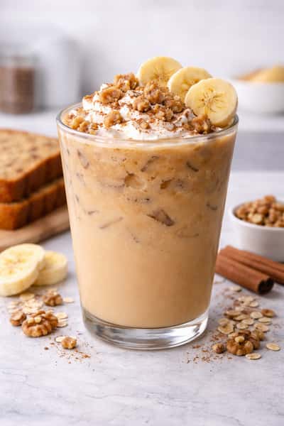 Iced Bannan Bread Latte