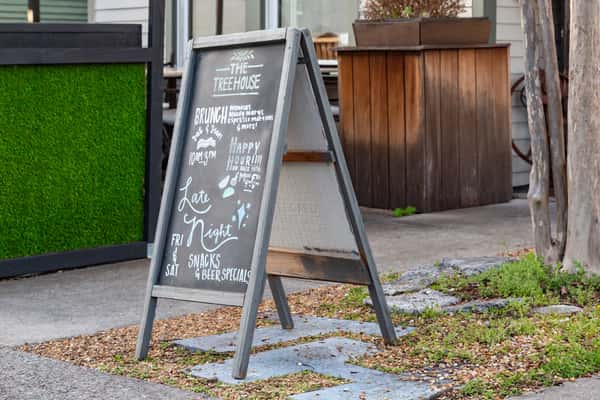 outdoor signage