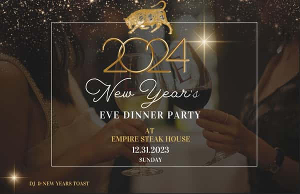 empire steak house New Year’s Eve 2023