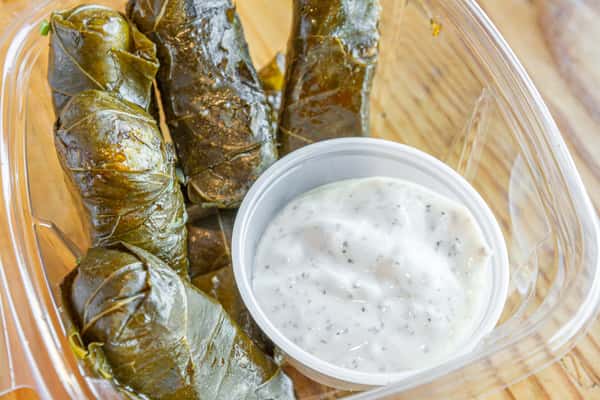 Grape Leaves & taziki