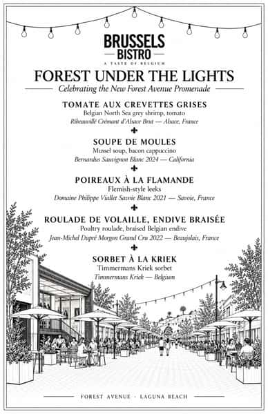 Forest Under The Lights - 5-course pairing Menu