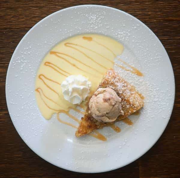 Warm Thin Almond Tart