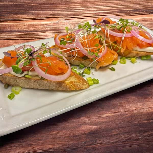 Smoked Salmon Toasts