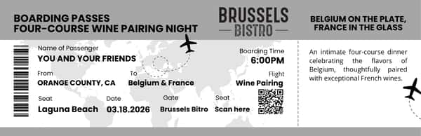 Plane Boarding pass