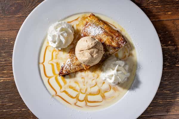 Warm Thin Almond Tart