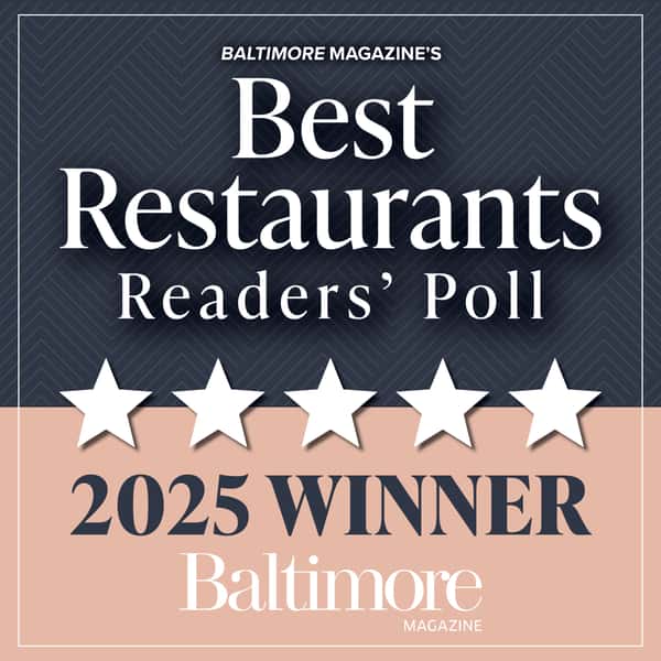 Best of Baltimore - Best Restaurants Readers' Poll 2025 Winner - Best Outdoor Dining