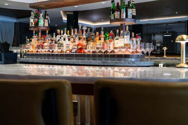 The bar at Cece's Roland Park
