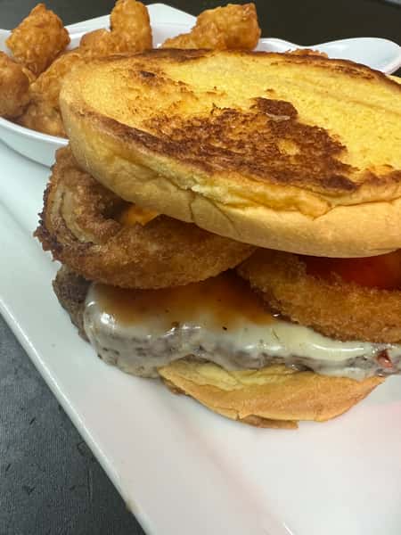 Bourbon BBQ Meatloaf Sandwich