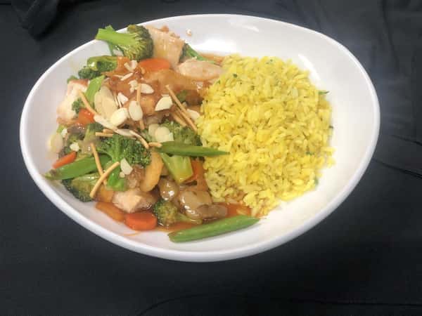 Crispy Orange Chicken Bowl