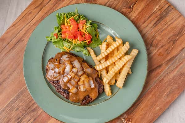 chop steak plate