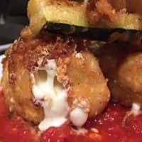 Fried Fresh Mozzarella & Zucchini