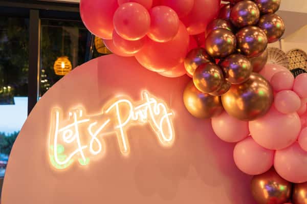 Let's Party sign