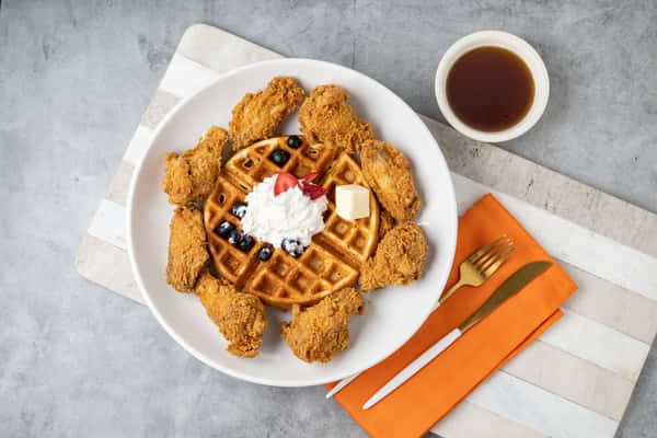  chicken and waffles