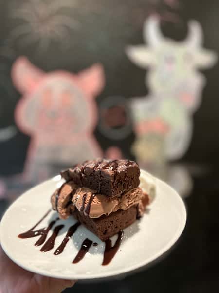 Brownie Ice Cream Sandwich