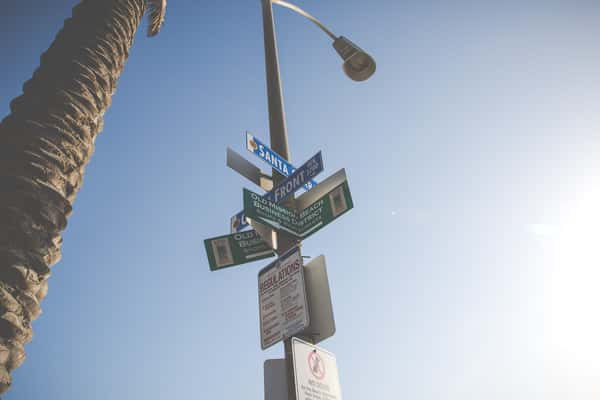 street signs