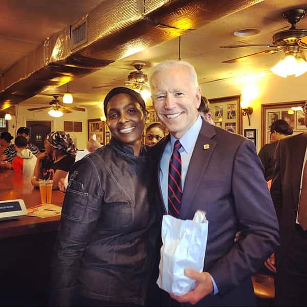 Tracy with Joe Biden