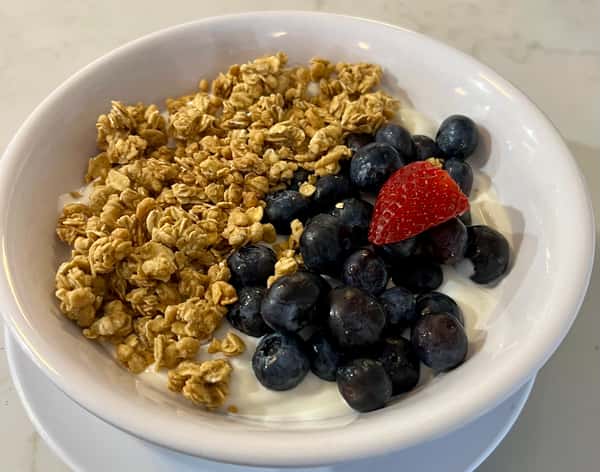 Yogurt, Fruit, and Granola Bowl