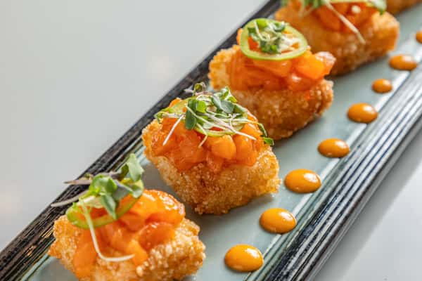 Spicy Salmon Crispy Rice