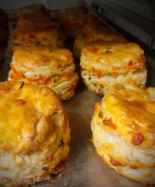 Cheddar Scallion Biscuit