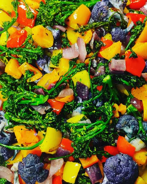 Roasted Veggie Wrap