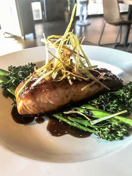 Bourbon Glazed Salmon