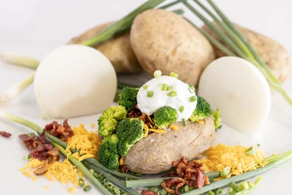 Broccoli with Bacon Potato