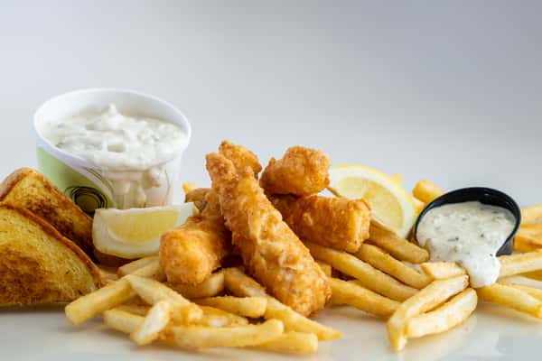 Cod Basket w chowder