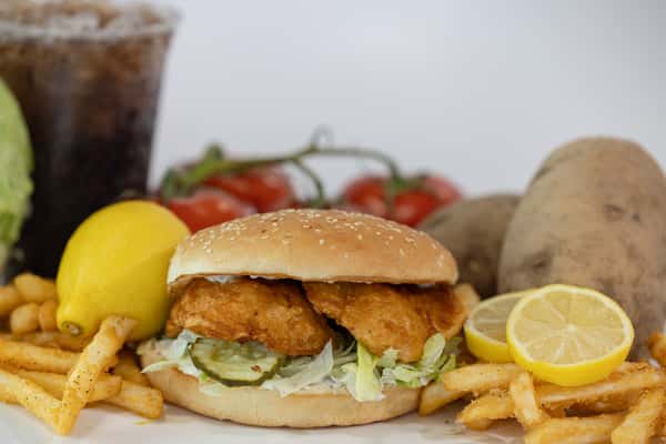 Halibut Burger