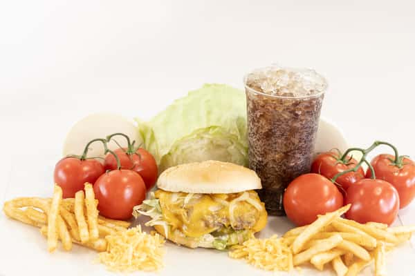 Tillamook Burger with fries