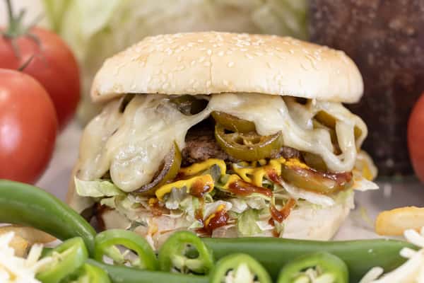 Jalapeno Pepperjack Burger