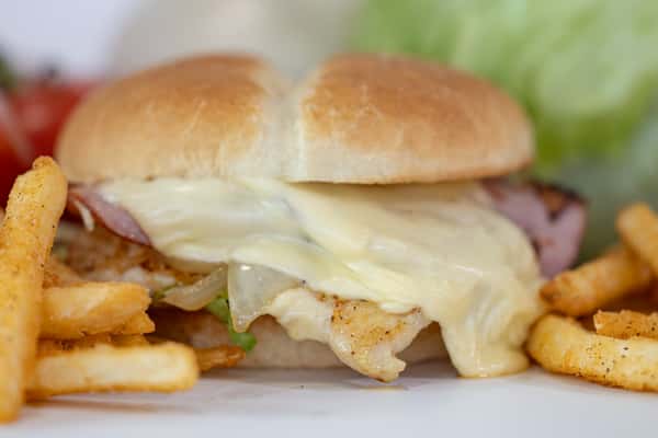 Grilled Chicken Cordon Bleu