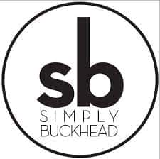 Simply Buckhead Logo - A circle with the letters SB written in it with "Simply Buckhead" underneath in strong font