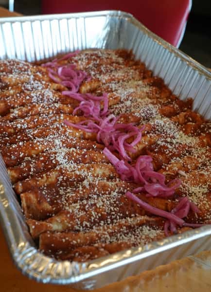 Enchiladas de Cochinita