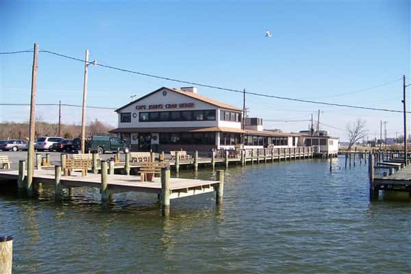 front view of captain john's