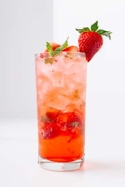 Strawberry Mint Mocktail