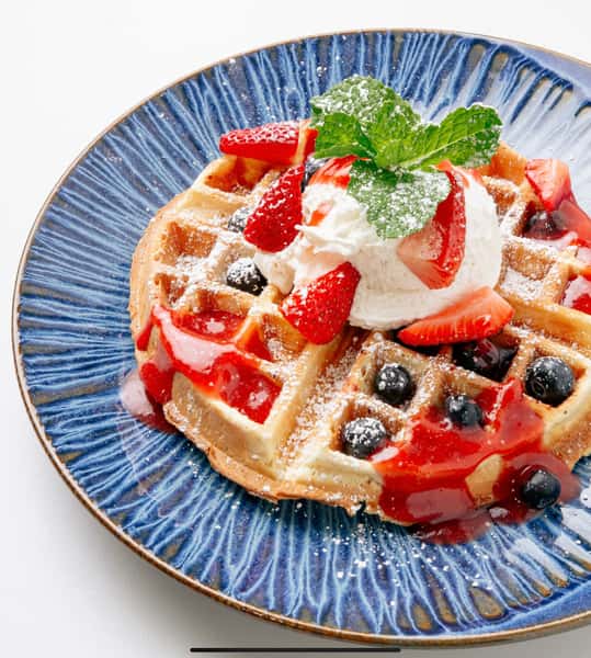 Golden Morning Waffle