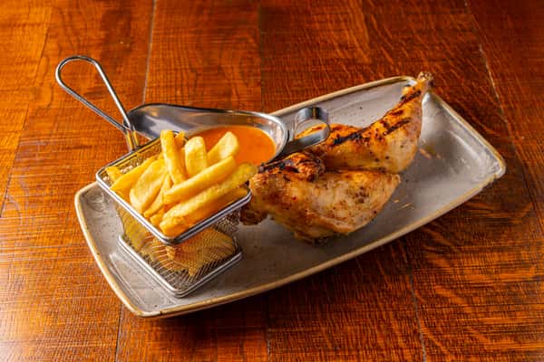 chicken and fries