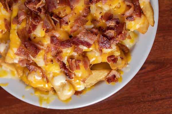 Smothered Cheese Fries All Day Menu Corky's Kitchen and Bakery