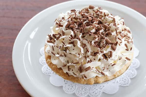 Chocolate Cream Personal Pie