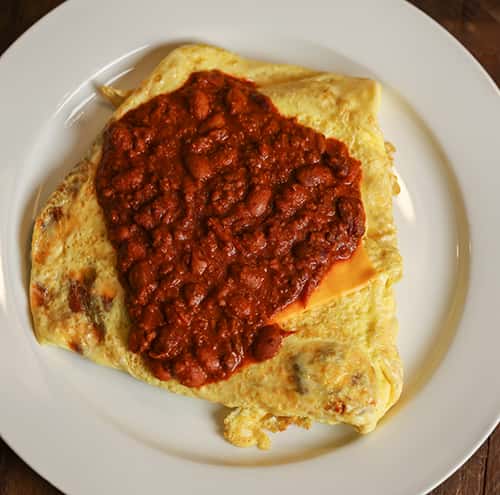 Classic Chili Cheese Omelette
