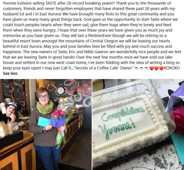 Farewell Facebook Post