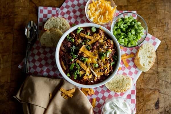 Beef Brisket Chili w/ Beans