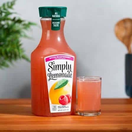 Simply Raspberry Lemonade