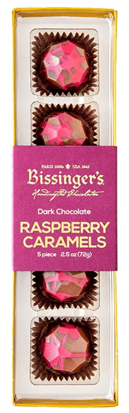 Raspberry Caramels - 5 piece