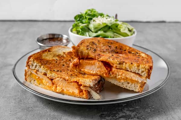 Buffalo Chicken Grilled Cheese