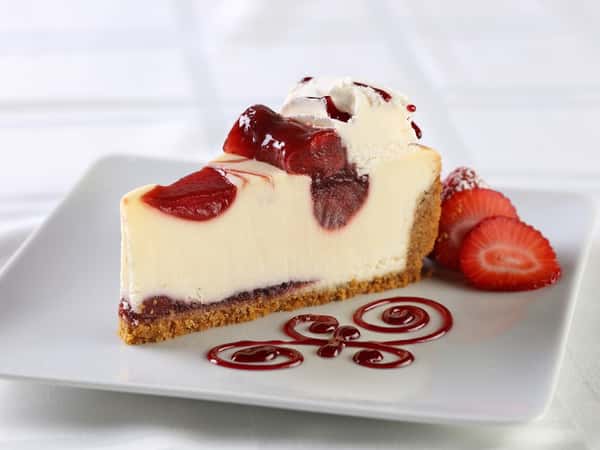 Strawberries & Cream Cheesecake